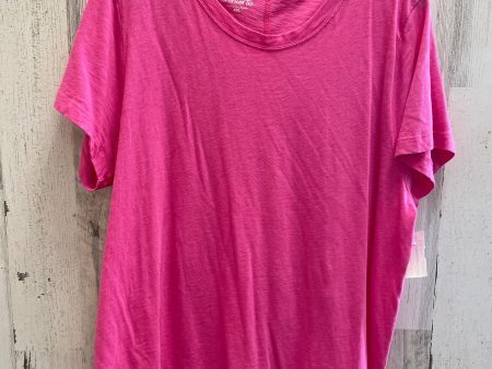 Pink Top Short Sleeve J. Crew, Size 2x Fashion