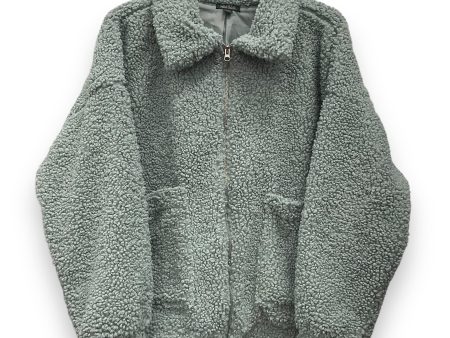 Jacket Faux Fur & Sherpa By Wild Fable In Green, Size: Xs Supply