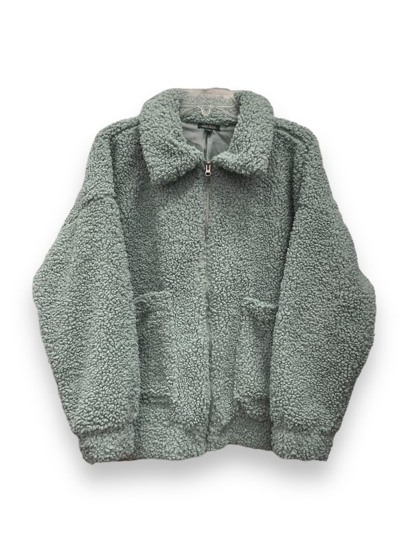 Jacket Faux Fur & Sherpa By Wild Fable In Green, Size: Xs Supply