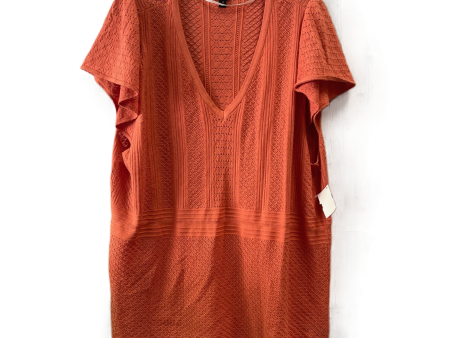 Orange Top Short Sleeve By Torrid, Size: 4x Supply