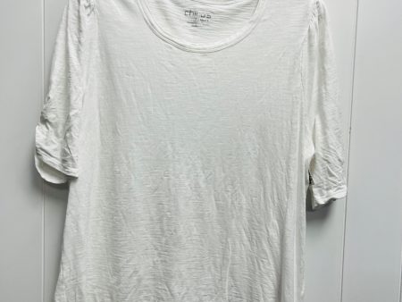 White Top Short Sleeve Chicos, Size Xl For Cheap