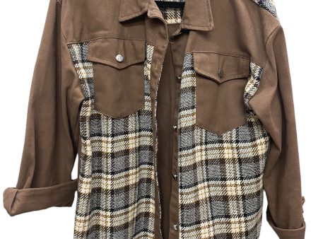 Brown Jacket Shirt Cme, Size L For Discount