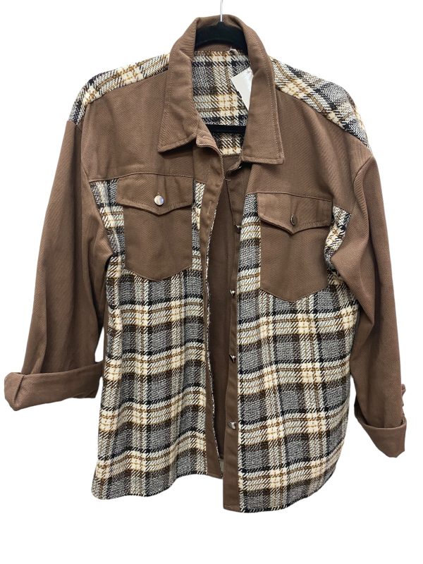 Brown Jacket Shirt Cme, Size L For Discount