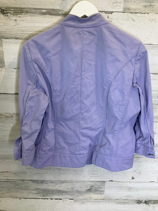 Jacket Other By Coldwater Creek In Purple, Size: L Online Sale