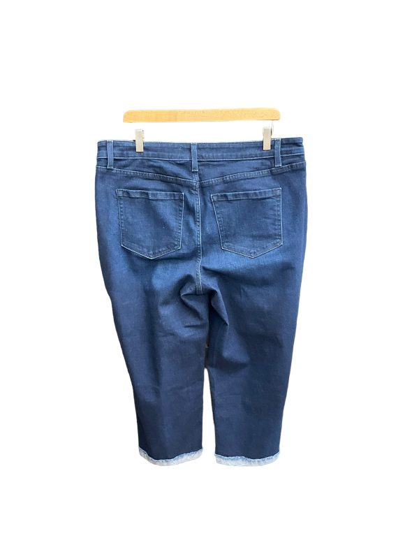 Blue Denim Capris Lane Bryant, Size 14 Online Hot Sale