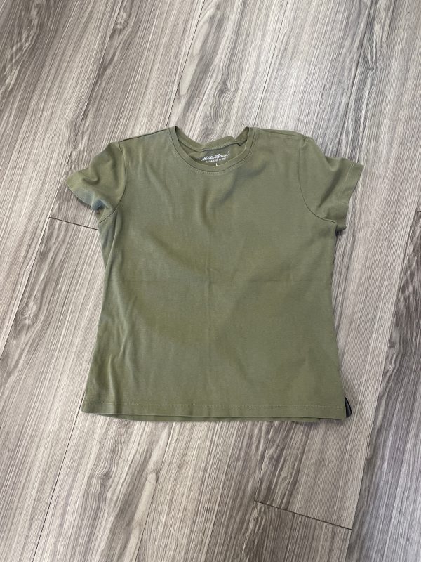 Green Top Short Sleeve Eddie Bauer, Size L Online