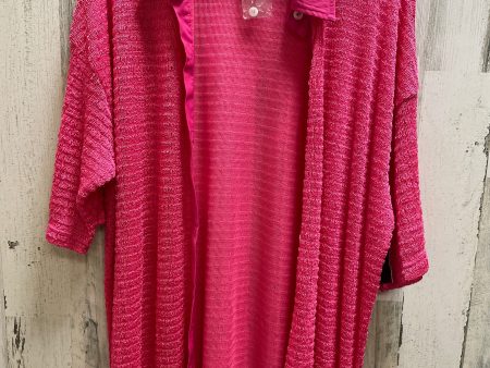 Pink Top Short Sleeve Davi & Dani, Size 1x Fashion