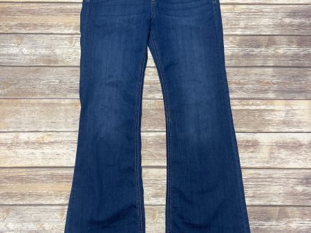 Blue Denim Jeans Flared Cme, Size Xl For Cheap