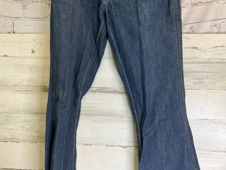 Blue Denim Jeans Flared Hudson, Size 14 Cheap