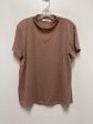 Rose Gold Top Short Sleeve Lush, Size M For Cheap