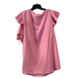 Pink Top Short Sleeve By Lane Bryant, Size: 26 Online Hot Sale