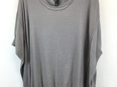 Grey Top Short Sleeve Cynthia Rowley, Size 2x Online Sale