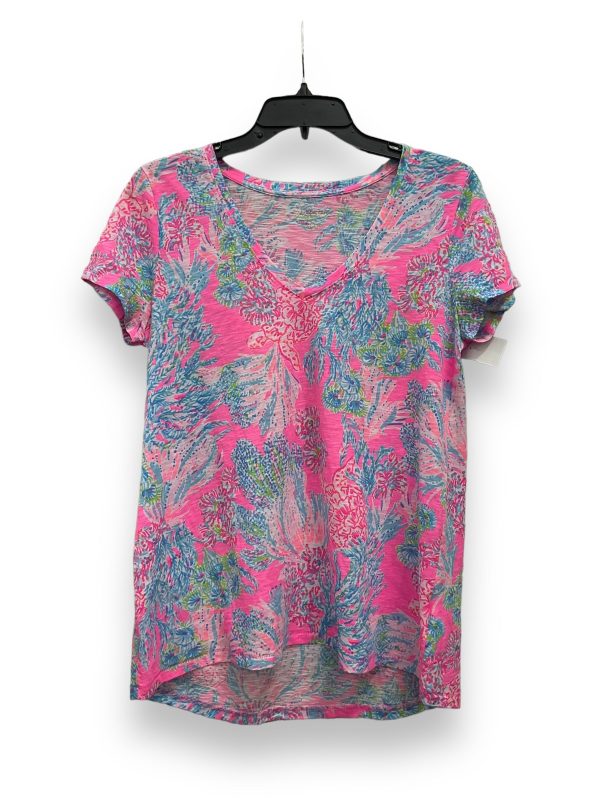 Top Short Sleeve By Lilly Pulitzer In Multi-colored, Size: S Discount