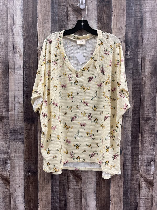 Top Short Sleeve By Cme In Floral Print, Size: L Discount