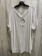 White Top Short Sleeve Basic Natural Reflections, Size 1x Online