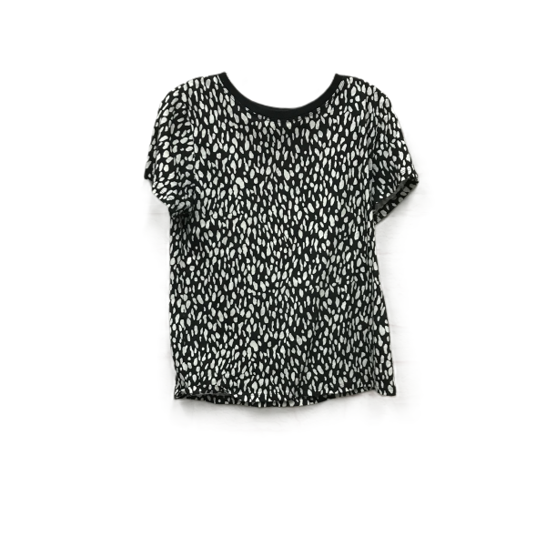 Black Top Short Sleeve Basic By J. Crew, Size: M Online Hot Sale