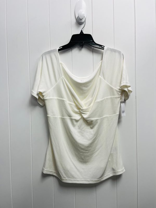 Top Short Sleeve By Gap In White, Size: Xl on Sale