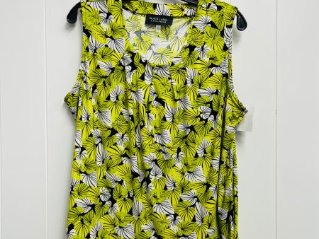 Black & Green Top Short Sleeve Evan-picone, Size Xl Online Hot Sale