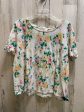 Top Short Sleeve By Clothes Mentor In White & Yellow, Size: 2x Online Sale