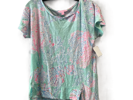 Green Top Short Sleeve By Lilly Pulitzer, Size: S For Discount