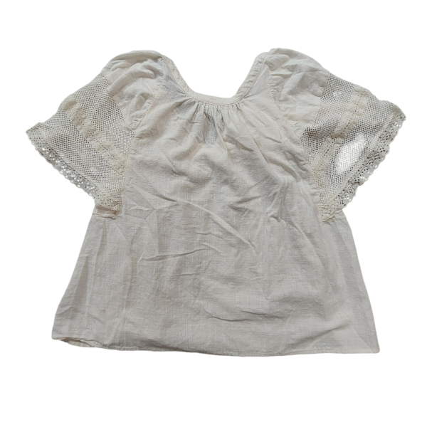 Cream Top Short Sleeve Old Navy, Size L Cheap