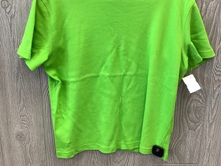 Green Top Short Sleeve Kim Rogers, Size L Sale