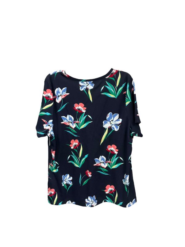 Top Short Sleeve By Karen Scott In Floral Print, Size: 2x Online now