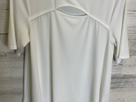 White Tunic Short Sleeve Chicos, Size M Online