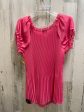 Pink Top Short Sleeve Clothes Mentor, Size 1x For Cheap