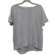 Striped Pattern Top Short Sleeve Eileen Fisher, Size S Fashion