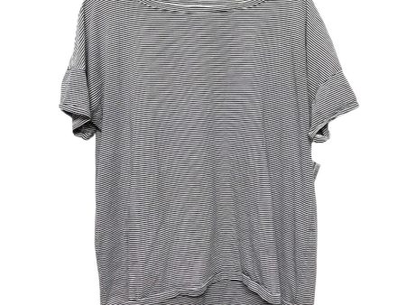 Striped Pattern Top Short Sleeve Eileen Fisher, Size S Fashion