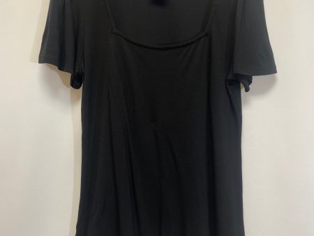 Black Top Short Sleeve Ann Taylor, Size M Fashion