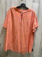 Orange Top Short Sleeve Ava & Viv, Size 1x For Discount