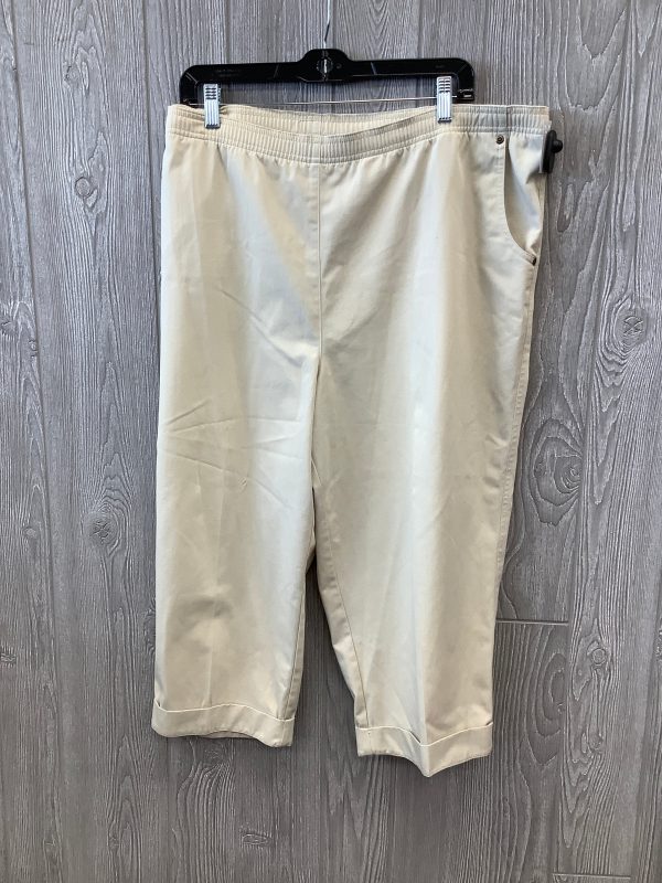 Tan Capris Studio Works, Size 16 Supply