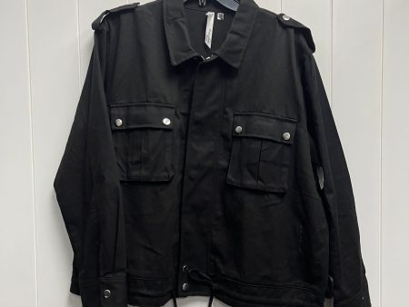 Black Jacket Utility Ny Collection, Size 1x Cheap