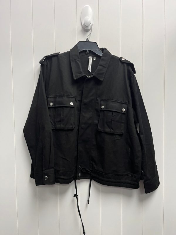 Black Jacket Utility Ny Collection, Size 1x Cheap