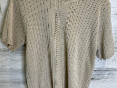 Tan Top Short Sleeve Alfred Dunner, Size 1x Supply