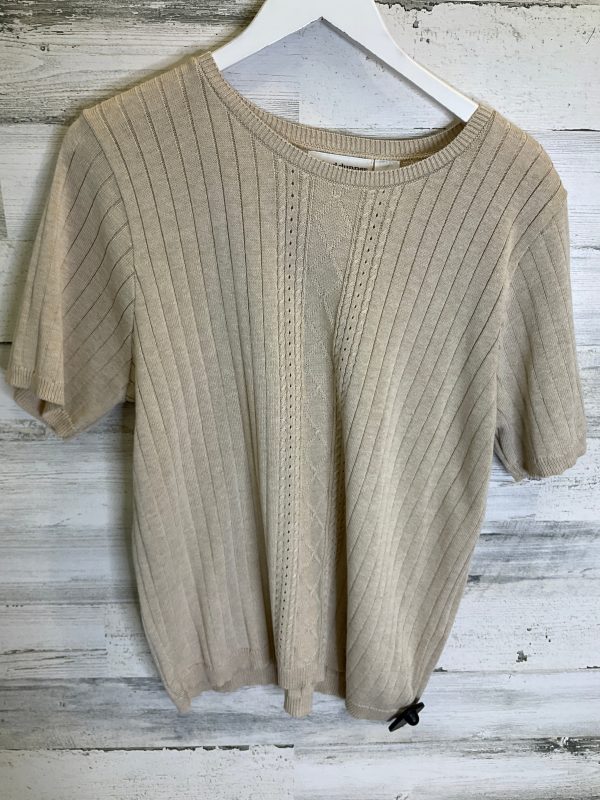 Tan Top Short Sleeve Alfred Dunner, Size 1x Supply