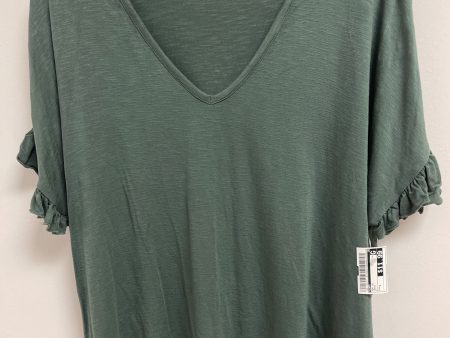 Green Top Short Sleeve Loft, Size S Online now