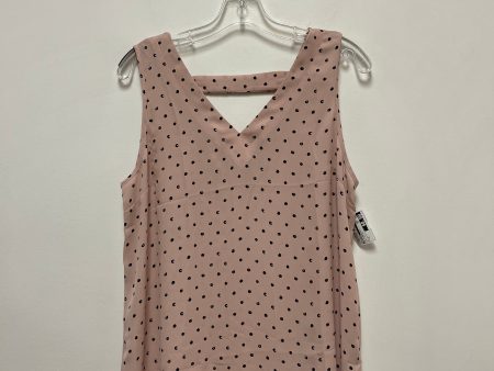 Black & Pink Top Sleeveless Maurices, Size M Online Hot Sale