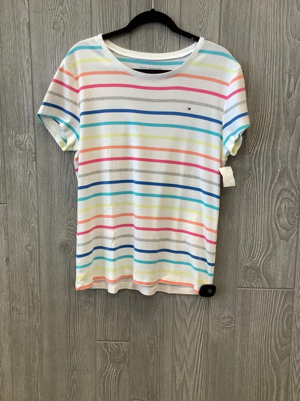 Striped Pattern Top Short Sleeve Tommy Hilfiger, Size Xl Online