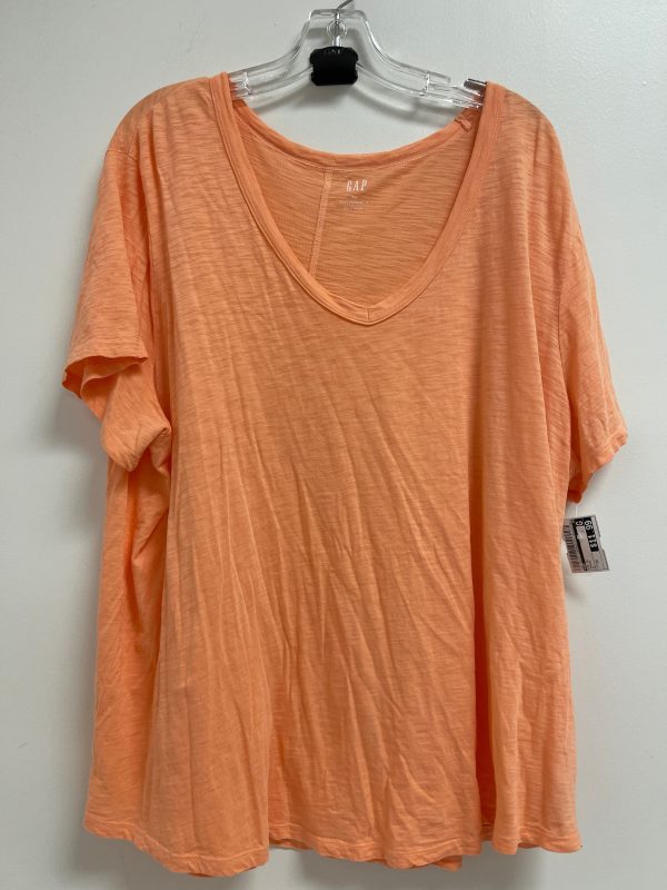 Orange Top Short Sleeve Gap, Size 2x Online now