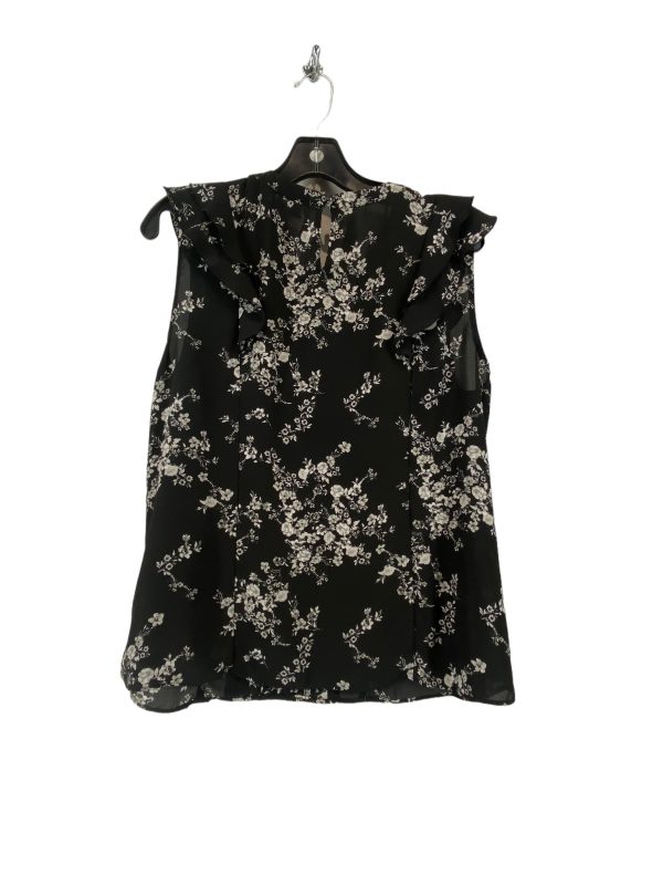 Black Top Short Sleeve Elle, Size L For Discount