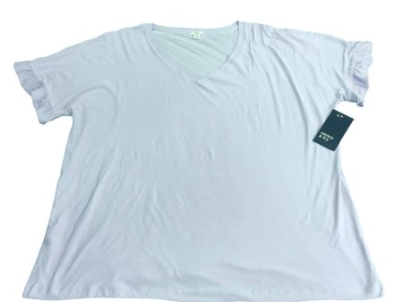 Top Short Sleeve Basic By Crown And Ivy In Blue, Size: Xl Online