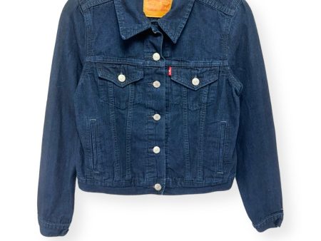 Navy Jacket Denim Levis, Size S For Cheap