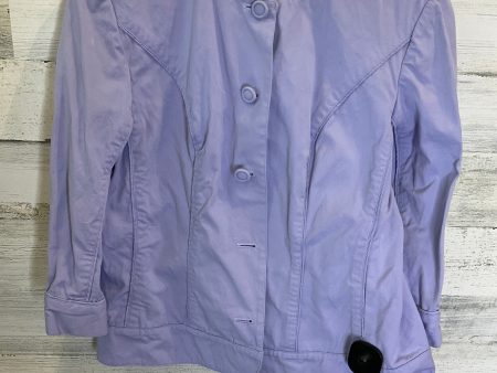 Jacket Other By Coldwater Creek In Purple, Size: L Online Sale