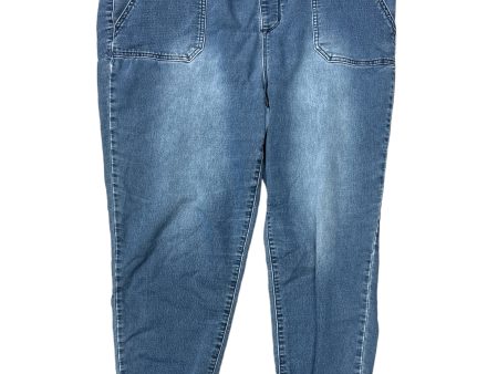 Blue Denim Jeans Cropped 1822 Denim, Size 16w Fashion