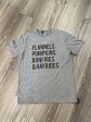 Grey Top Short Sleeve Anvil, Size L For Cheap