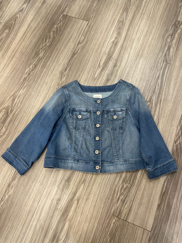 Blue Jacket Denim Torrid, Size 3x Online Sale