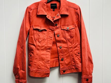 Jacket Denim By Liverpool In Orange Denim, Size: Xs Discount